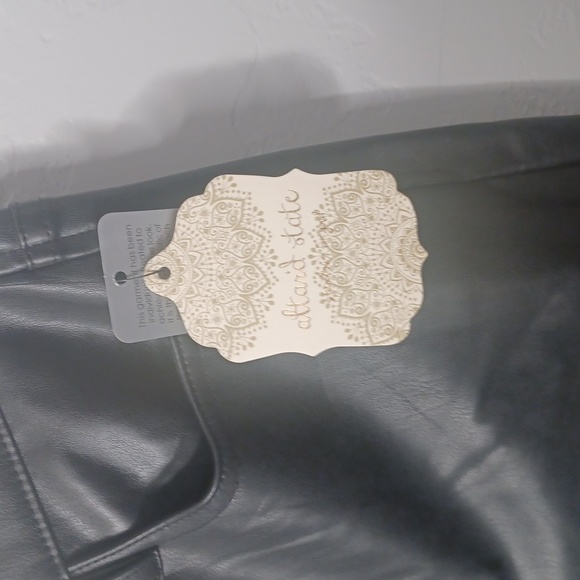 Altar'd State black faux leather pants - Picture 4 of 7
